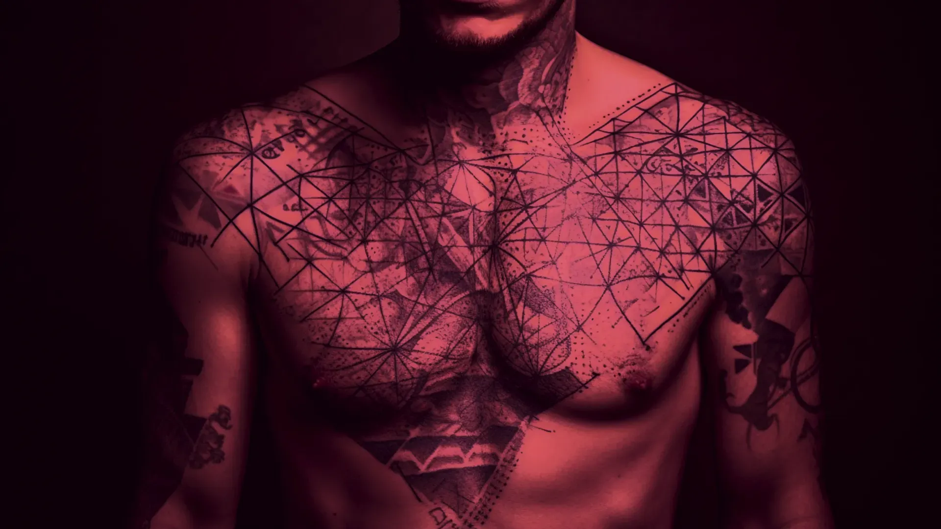 Tatuaje pe piept 